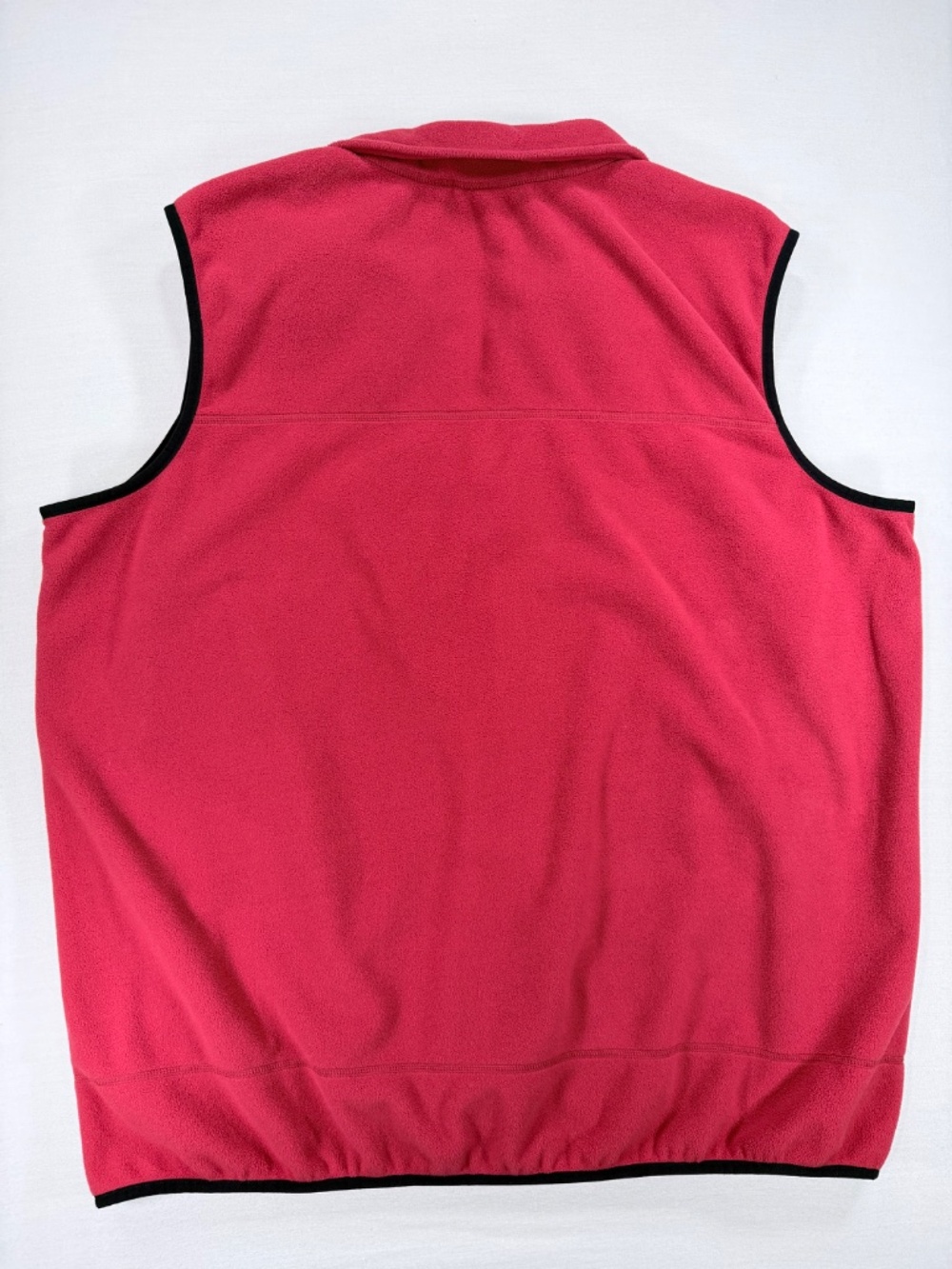 L.L. Bean Men XXL Tall Red Polartec Full Zip Fleece Vest 0AFW9 Vintage - Picture 7 of 7